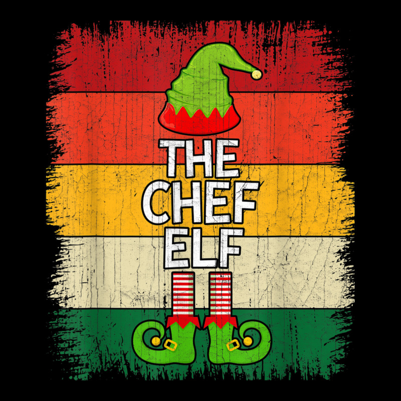 The Chef Elf Matching Group Christmas Party Pajama Camo Snapback | Artistshot