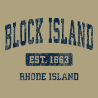 Block Island Rhode Island Ri Vintage Athletic Sports Design Flat Bill Snapback Cap | Artistshot