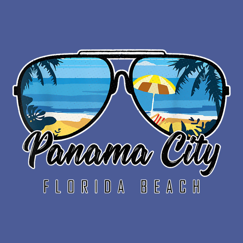 Panama City Beach Florida Palm Tree Sunglasses Souvenir Flat Bill Snapback Cap by TeriAndrea | Artistshot