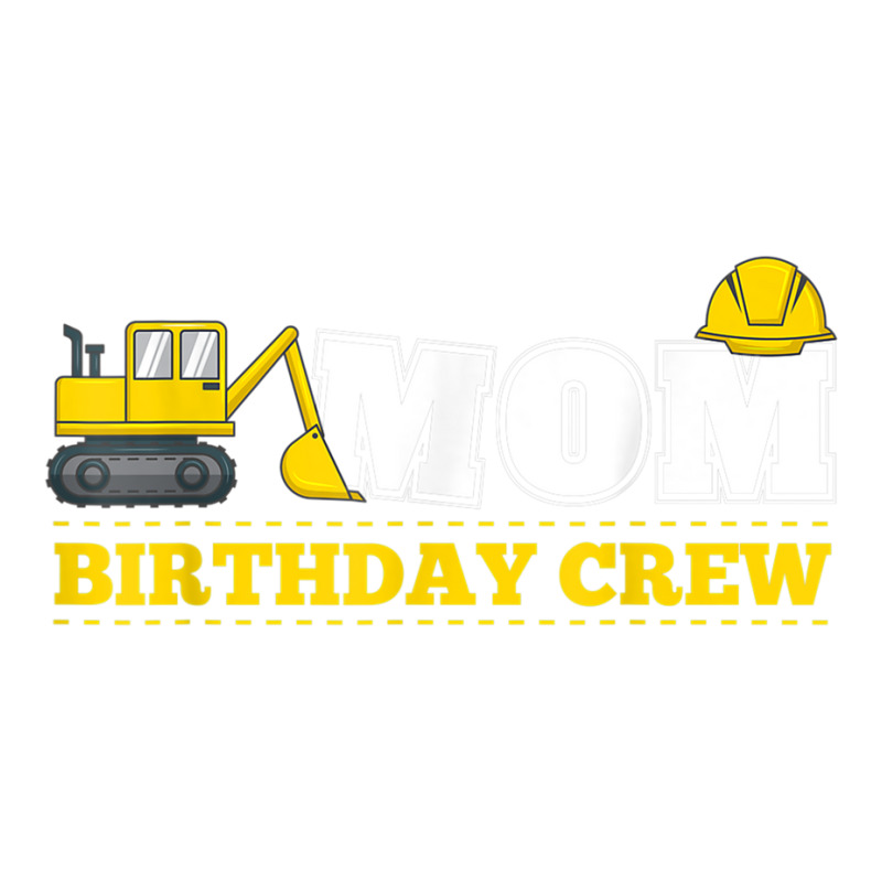 Mom Birthday Crew Construction Birthday Party Theme Debie Paper Bag - 10 X 5 X 13 | Artistshot