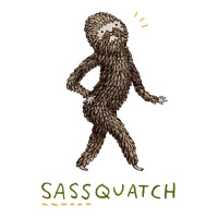 Sassquatch Debie Paper Bag - 10 X 5 X 13 | Artistshot