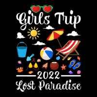 Girls Trip 2022 Summer Vacation Lost Paradise Beach Premium Adjustable Cap | Artistshot