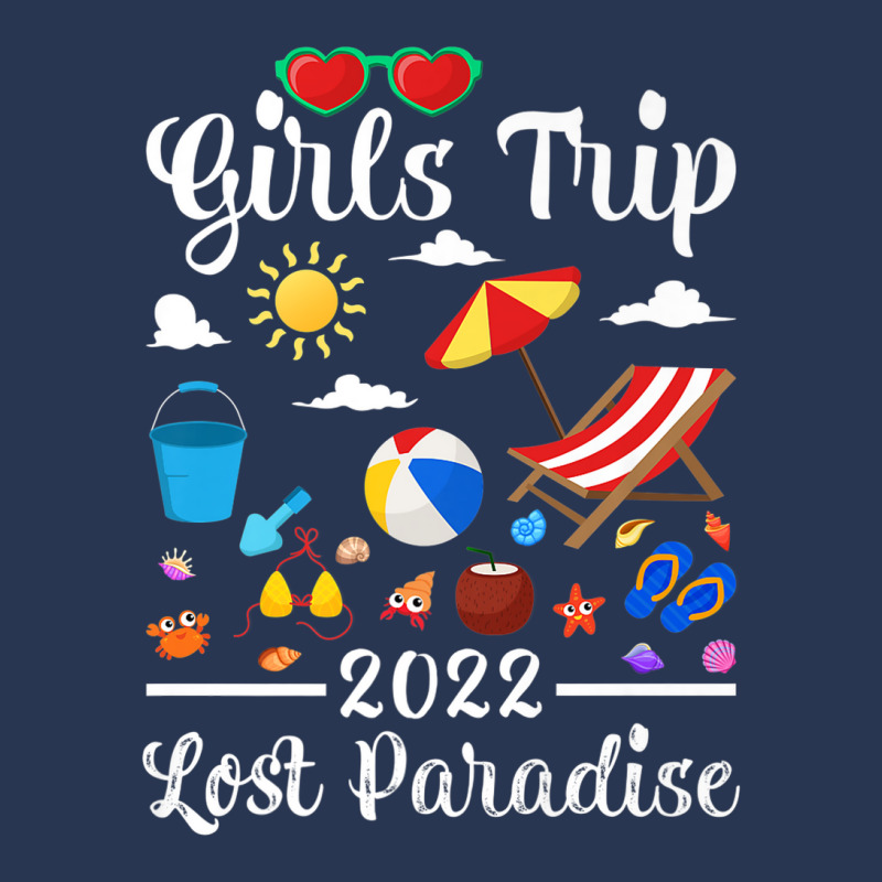 Girls Trip 2022 Summer Vacation Lost Paradise Beach Premium Ladies Denim Jacket by LemonJack | Artistshot