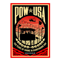 Pow Usa Guantanamo Bay Jumbo Paper Bag - 18 X 7 X 18 3/4 | Artistshot