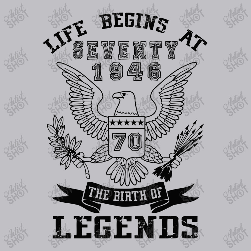 Life Begins At Seventy 1946 The Birth Of Legends Pocket T-shirt | Artistshot