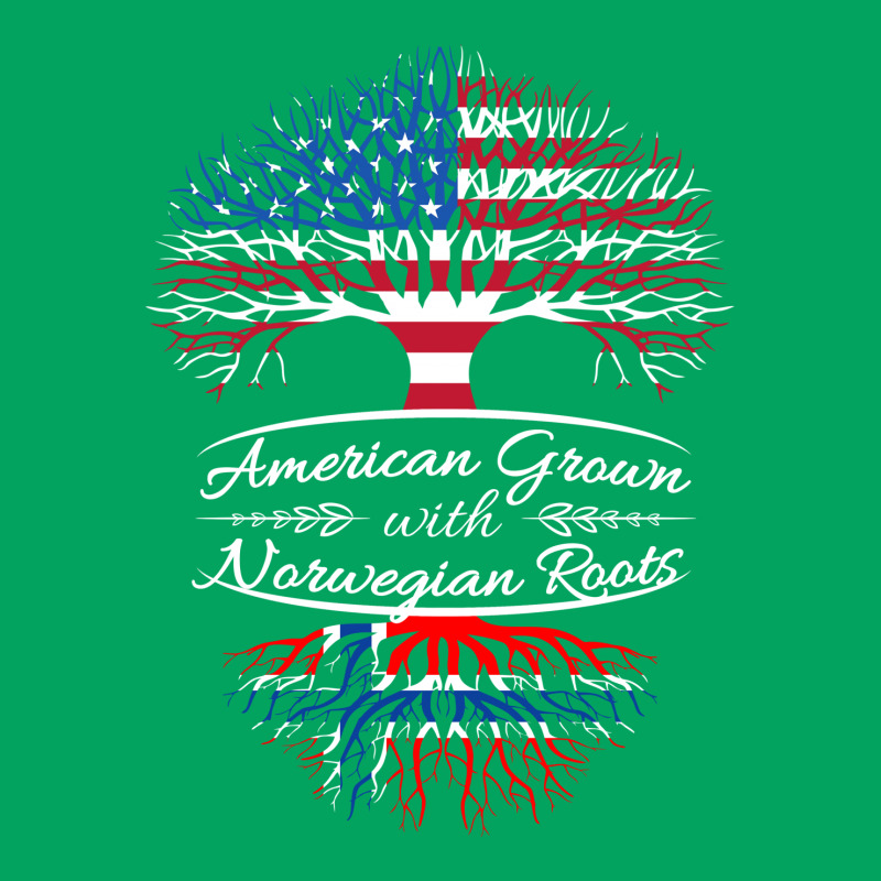 American Grown With Norwegian Roots Pocket T-shirt | Artistshot