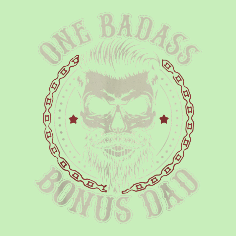 Mens One Badass Bonus Dad Birthday Step Dad Father's Day Tee T Shirt Urban Heavy T-shirt by norhannuchols | Artistshot