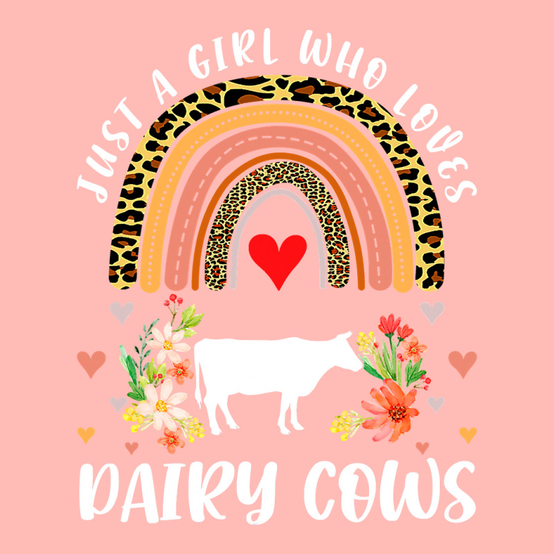 Cow Mooey Rainbow Just A Girl Who Loves Dairy Cows Leopard Dairy Cow 6 Urban Heavy T-shirt | Artistshot