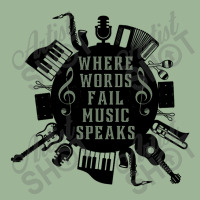 Where Words Fail Music Speaks Urban Heavy T-shirt | Artistshot