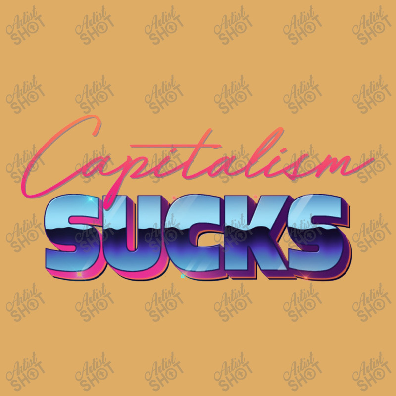 Capitalism Sucks 80s Styled Design Urban Heavy T-shirt | Artistshot