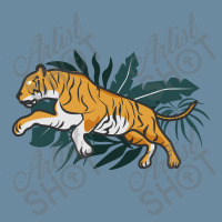 Yellow Tiger Jumping In A Forest Illustration Urban Pullover Hoodie | Artistshot