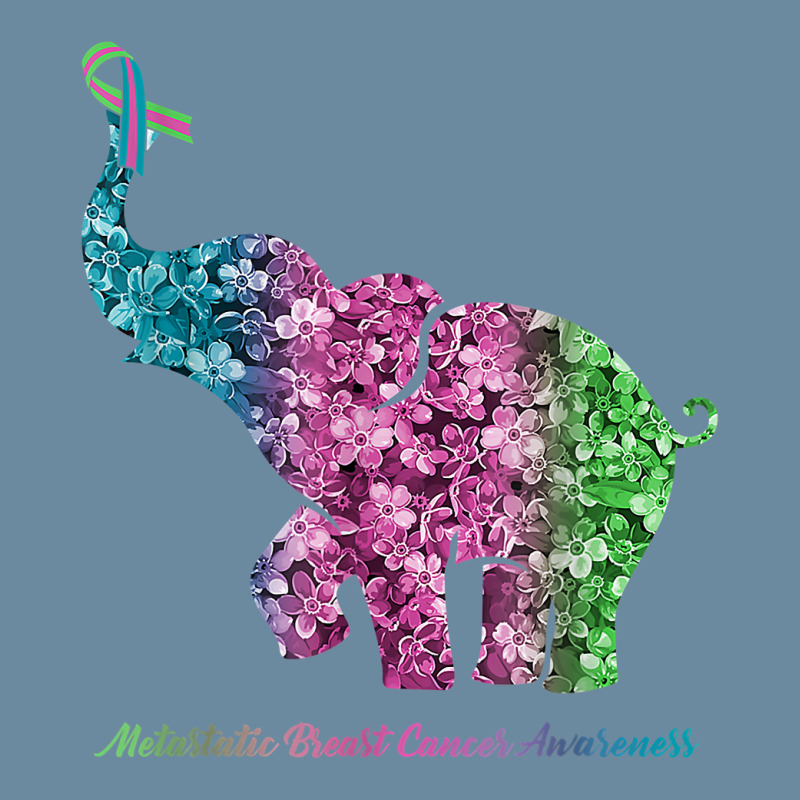 Elephant With Flower Metastatic Breast Cancer Awareness T Shirt Urban Pullover Hoodie by BeanblossomSheldon | Artistshot