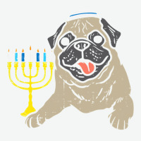 Pug Lover Dog Jewish Pug Dog Menorah Hanukkah Pajamas Chanukah Pjs 6 P Urban Pullover Hoodie | Artistshot