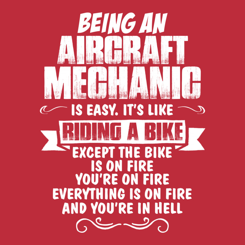 Being A Aircraft Mechanic Is Easy Its Like Riding A Bike 1 Pocket T-shirt | Artistshot