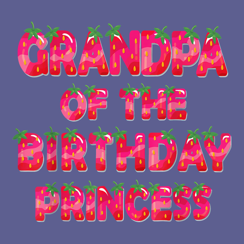 Grandpa Of The Birthday Princess Girl Strawberry Party T Shirt Leatherette Tumbler | Artistshot