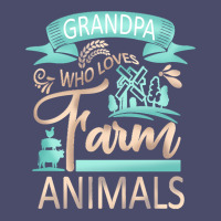 Farm Animals T  Shirt Grandpa Who Loves Farm Animals  Cow Pig Goat Lov Adjustable Baseball Cap | Artistshot