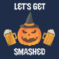 Halloween Pumpkin Let's Get Smashed Beer T Shirt Baseball Cap | Artistshot