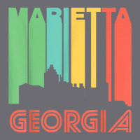 Retro 1970's Style Marietta Georgia Skyline T Shirt Mesh Cap | Artistshot