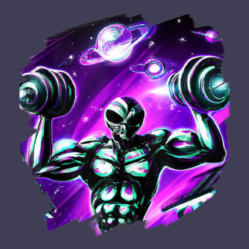 Alien Lifting Weights In Outer Space Alien Weightlifting Tank Top Mesh Cap | Artistshot