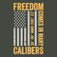 Freedom Comes In Many Calibers Funny Pro Gun Usa Flag Trucker Cap | Artistshot