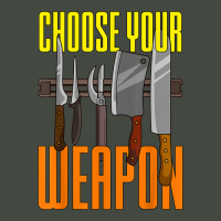 Funny Butcher Choose Your Weapon Meat Cleaver Bone Saw Knife Trucker Cap | Artistshot