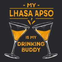 10506900022^my Lhasa Apso Is My Drinking Buddy^funny^dog Lov T Shirt Trucker Cap | Artistshot