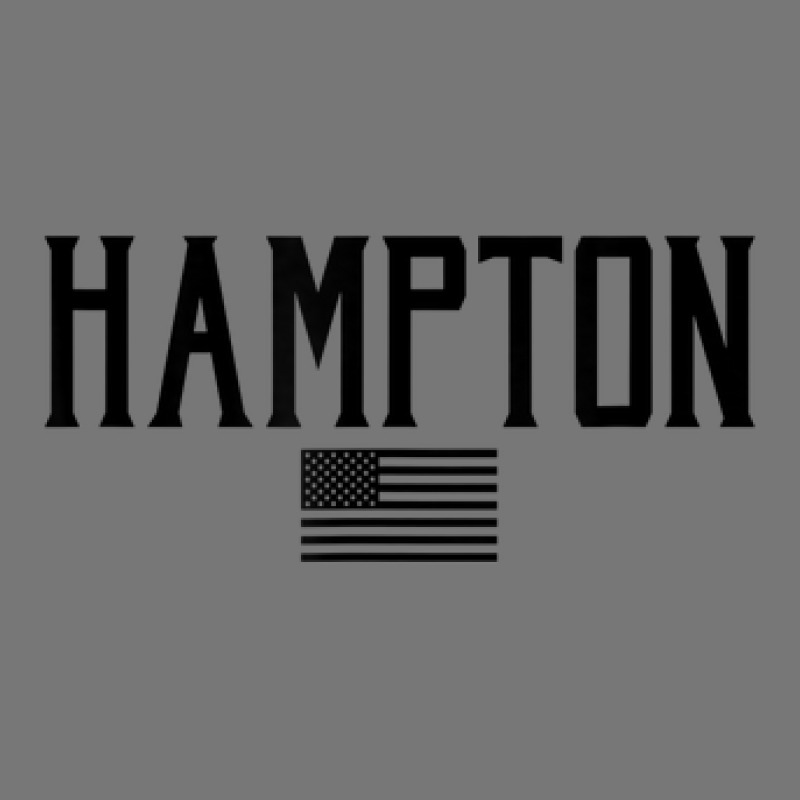 Hampton Us Flag Olive Green With Black Print Camo Snapback | Artistshot