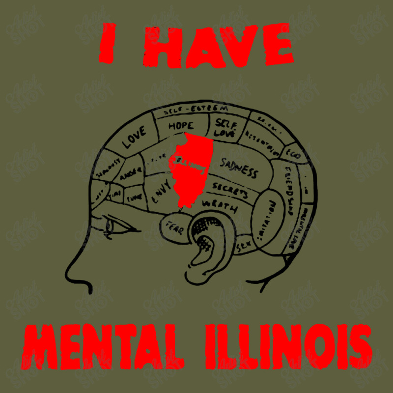 I Have Mental Illinois Camo Snapback | Artistshot