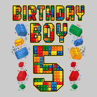 5th Birthday Master Builder 5 Years Old Block Building Boys Flat Bill Snapback Cap | Artistshot