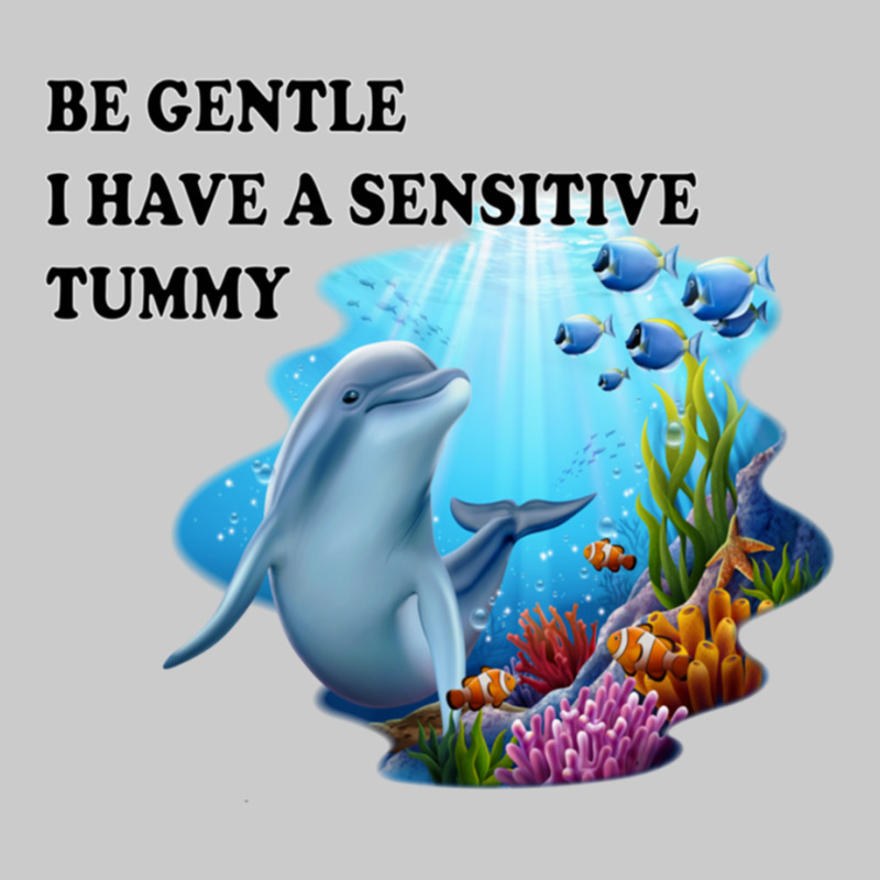 Be Gentle I Have A Sensitive Tummy (4) Flat Bill Snapback Cap by cm-arts | Artistshot