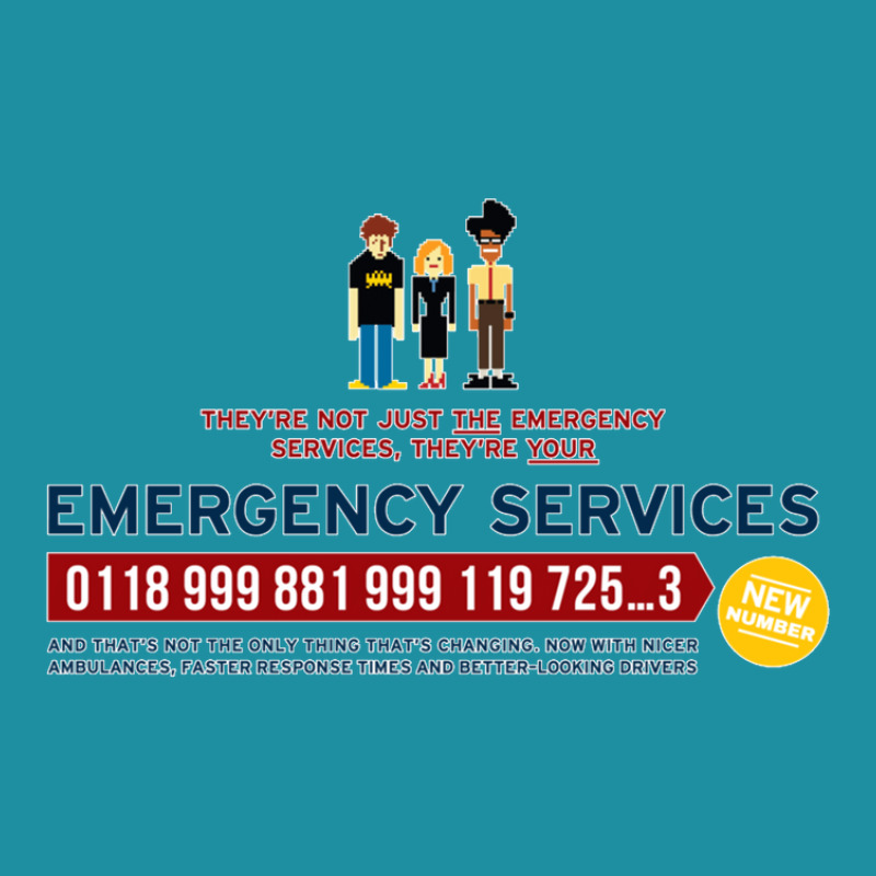 It Crowd Emergency Services Flat Bill Snapback Cap | Artistshot