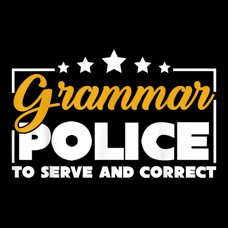 Funny Grammar Police To Serve And Correct Grammar T Shirt Flat Bill Snapback Cap by cm-arts | Artistshot