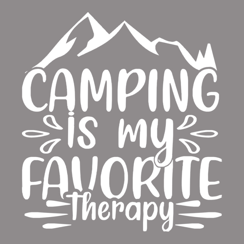 Camping Is My Favorite Therapy T Shirt Flat Bill Snapback Cap by cheepcollar | Artistshot