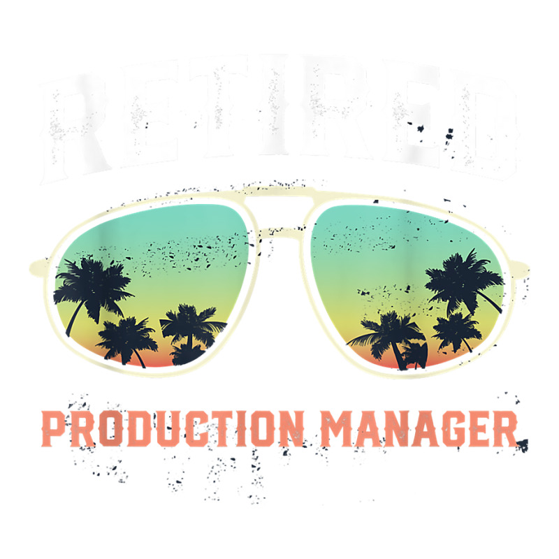 Funny Retired Production Manager Beach Palm Tree Sunglasses T Shirt Debie Paper Bag - 10 X 5 X 13 | Artistshot