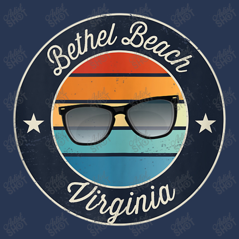 Bethel Beach Virginia Souvenir Graphic Tank Top Men Denim Jacket | Artistshot