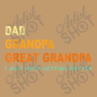 Mens Fathers Day Gift From Grandkids Dad Grandpa Great Grandpa Urban Heavy T-shirt | Artistshot