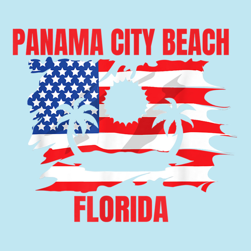 Panama City Beach American Flag T Shirt Urban Heavy T-shirt by heartlytreleven | Artistshot