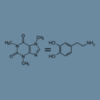 Caffeine Equals Happiness   Molecule Dopamine Science Shirt Urban Heavy T-shirt | Artistshot