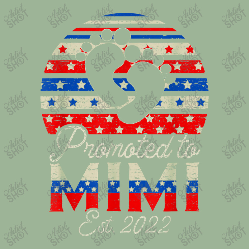 Promoted To Mimi 2022 New Mimi Gifts Usa Flag Urban Heavy T-shirt | Artistshot