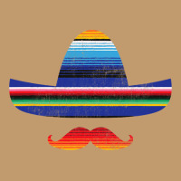 Cinco De Mayo Serape Blanket Inspired Sombrero Mustache T Shirt Urban Heavy T-shirt | Artistshot