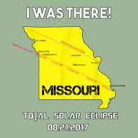 Missouri Map I Was There! Total Solar Eclipse T Shirt Urban Pullover Hoodie | Artistshot