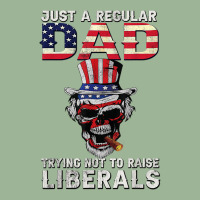 Fathers Day Just A Regular Dad Trying Not To Raise Liberals T Shirt Urban Pullover Hoodie | Artistshot