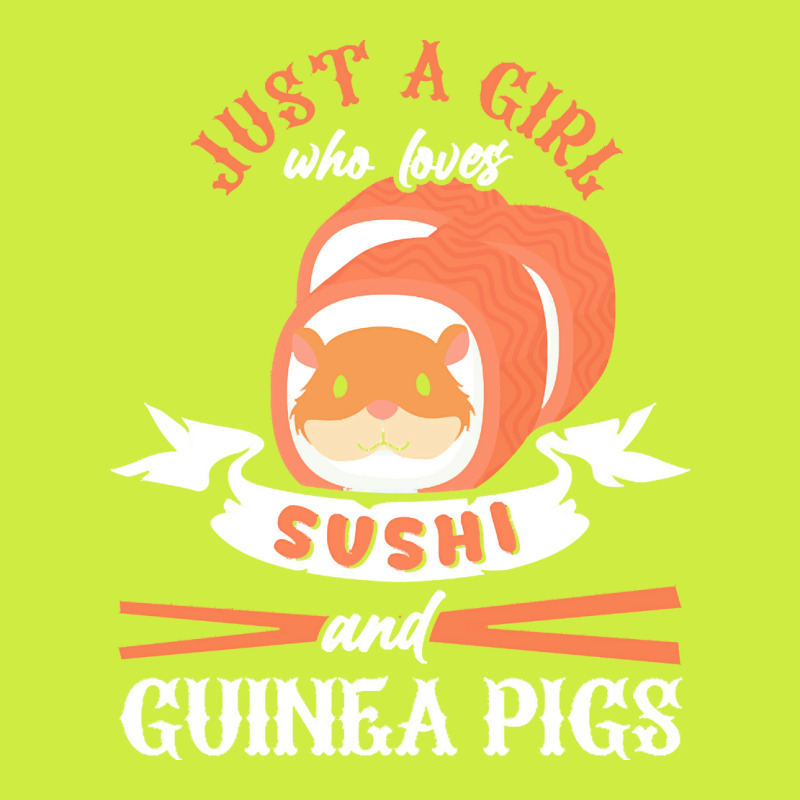 Guinea Pig T  Shirt Girl Who Loves Guinea Pigs Sushi Japan Rodent Fan Adjustable Baseball Cap | Artistshot