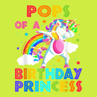 Pops Of The Birthday Princess Unicorn Rainbow Gifts T Shirt Adjustable Baseball Cap | Artistshot