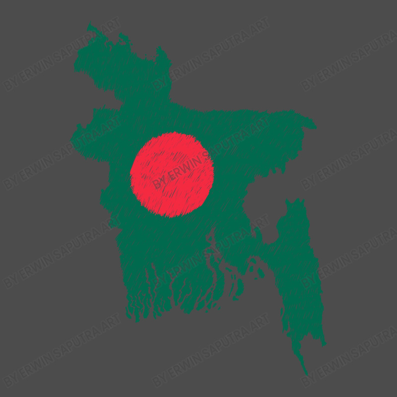 Bangladesh Map Flag Drawing Line Art Adjustable Baseball Cap | Artistshot