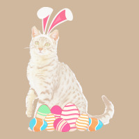 Easter Day T  Shirt Easter Cat American Shorthair With Bunny Ears & Eg Adjustable Baseball Cap | Artistshot