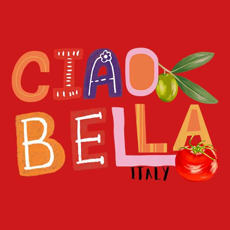 Funny Ciao Bella Saying Italy Garden For Italian Foods Lover Premium T Baseball Cap | Artistshot