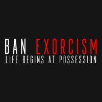 Ban Exorcisms Life Begins At Possession T Shirt Mesh Cap | Artistshot