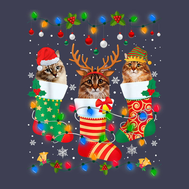 Cute Siberian Cat Kitten Christmas Socks Xmas T Shirt Mesh cap by alyshasur9x | Artistshot