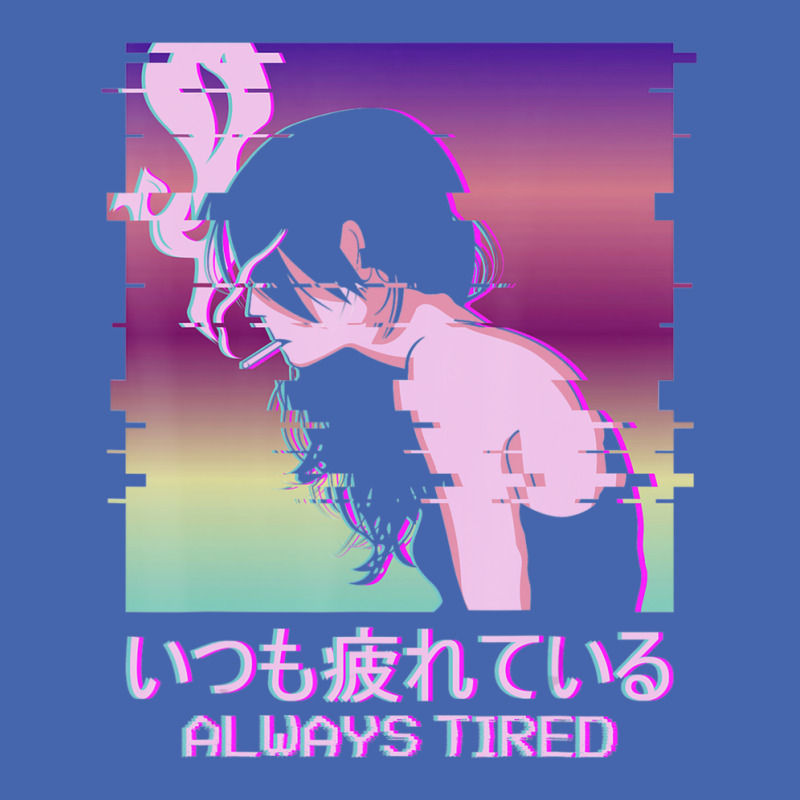 Always Tired Japan Vaporwave Alt Indie Aesthetic Anime Girl Mesh Cap | Artistshot